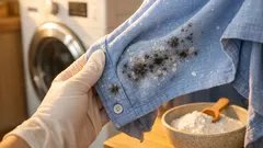 服にカビが生えたらどうする 白カビと黒カビの落とし方と洗濯の正しい順番