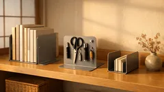 100均ブックエンド収納術3選 置くだけで散らかりが整う簡単アイデア