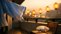 浴衣の干し方は突っ張り棒で解決 100均アイテムでできる簡単お手入れ術