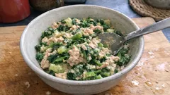 大根の葉、捨てずに一品へ。ツナと味噌マヨでさっと和える簡単副菜