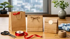 紙袋ラッピングを簡単におしゃれ見せする3つの包み方
