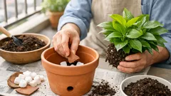 鉢底石の代用品はこれで十分 植え替え前に家にあるものでできる工夫