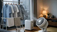部屋干しが乾かない原因は除湿機の置き方かも 風の当て方で変わる速乾テク