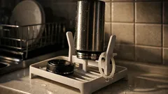 セリアのボトル乾燥スタンドを使ってみた 水筒の底が乾かない悩みを110円で解決