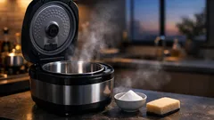 炊飯器のにおいが気になる時に試したいクエン酸洗浄の基本4手順