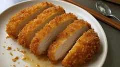 卵も小麦粉もなしでOK:マヨ+パン粉だけのズボラチキンカツ