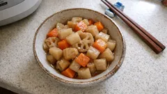 だしでほっこり、根菜のやさしい煮物——にんじん・大根・れんこんをふんわり炊く簡単レシピ